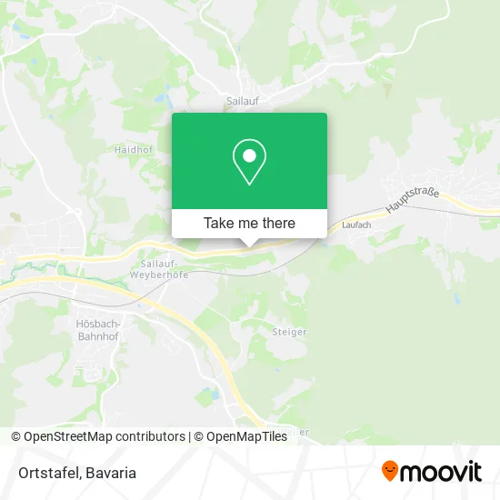 Карта Ortstafel