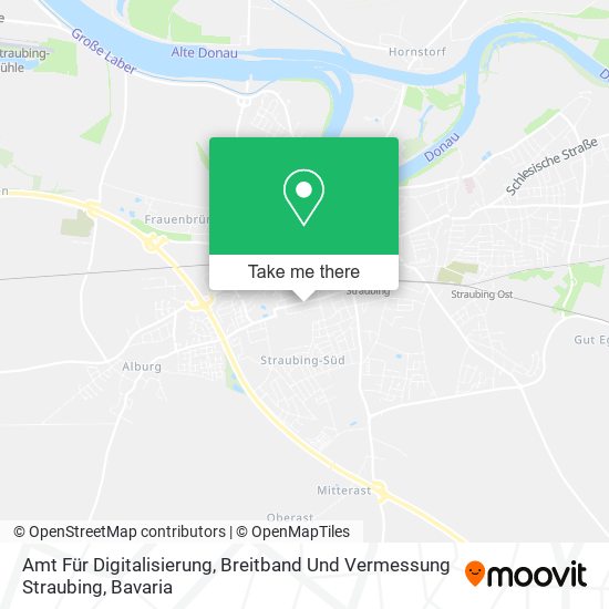 Amt Für Digitalisierung, Breitband Und Vermessung Straubing map