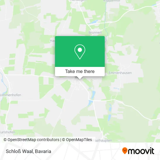 Карта Schloß Waal