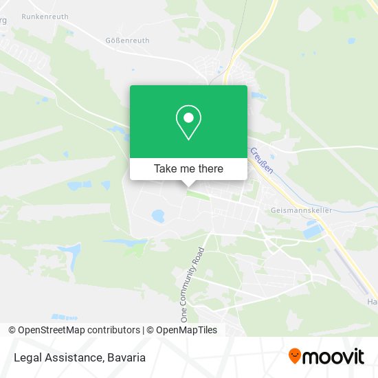 Legal Assistance map