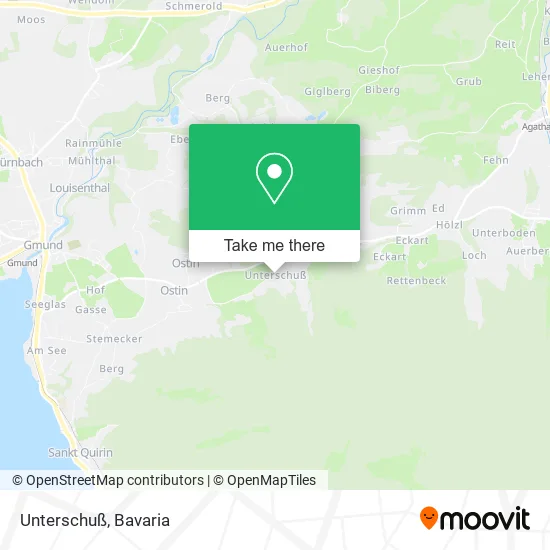 Карта Unterschuß