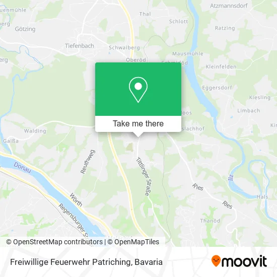 Карта Freiwillige Feuerwehr Patriching