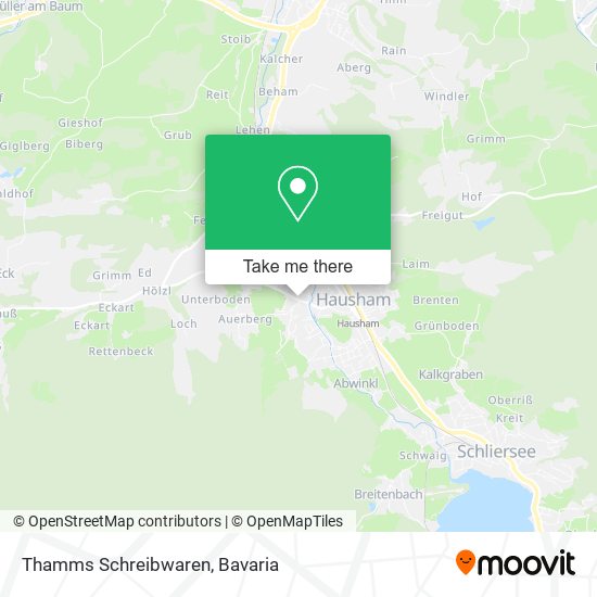 Thamms Schreibwaren map