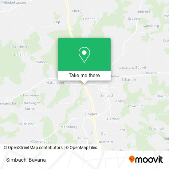 Карта Simbach