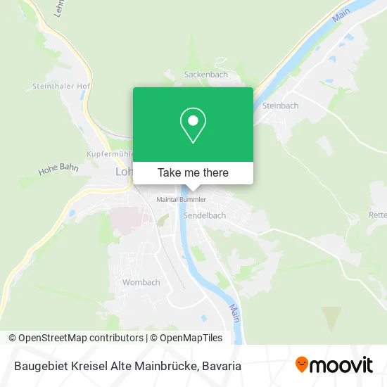 Карта Baugebiet Kreisel Alte Mainbrücke