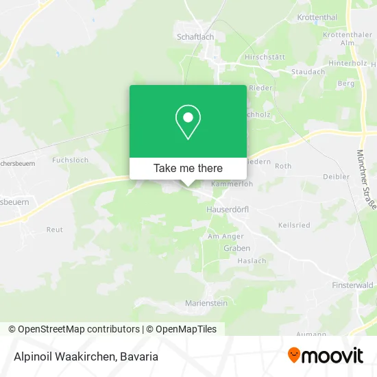 Карта Alpinoil Waakirchen