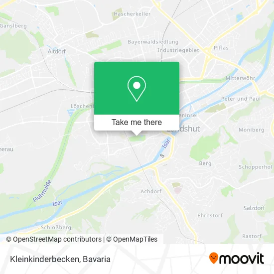 Карта Kleinkinderbecken