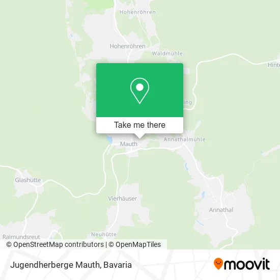 Карта Jugendherberge Mauth