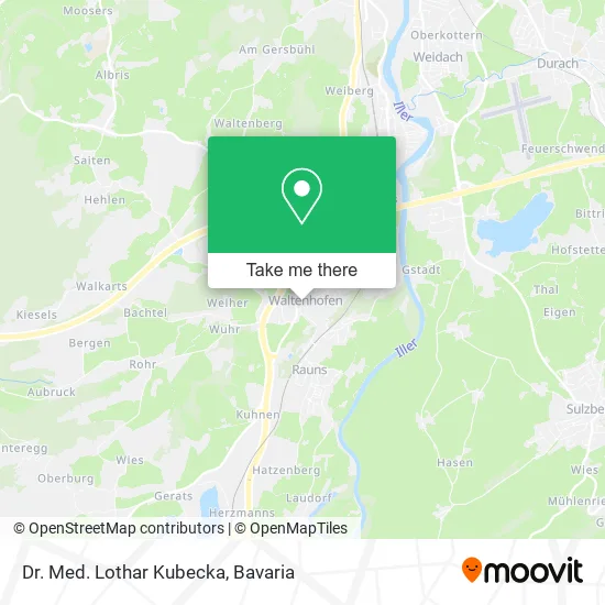 Карта Dr. Med. Lothar Kubecka
