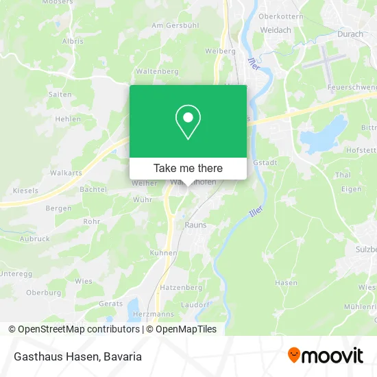 Карта Gasthaus Hasen