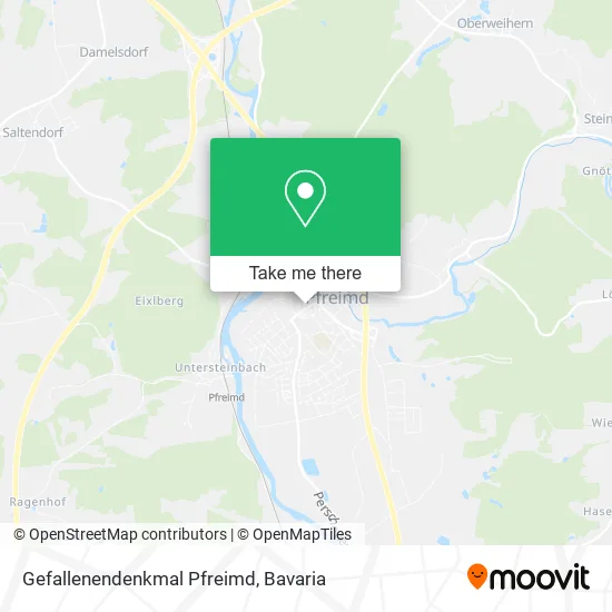 Gefallenendenkmal Pfreimd map