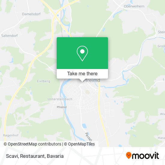 Scavi, Restaurant map