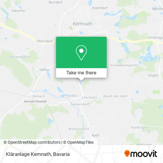 Карта Kläranlage Kemnath