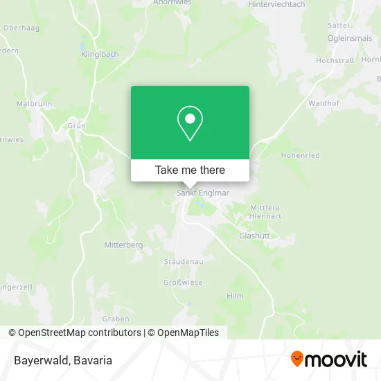Карта Bayerwald