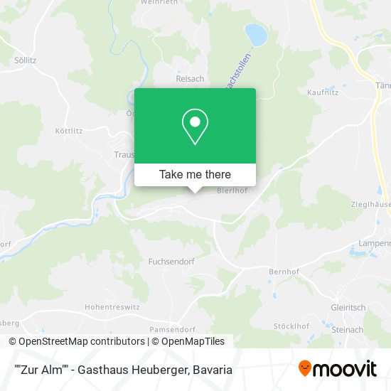 ""Zur Alm"" - Gasthaus Heuberger map
