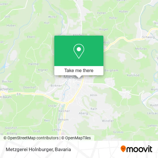Карта Metzgerei Holnburger