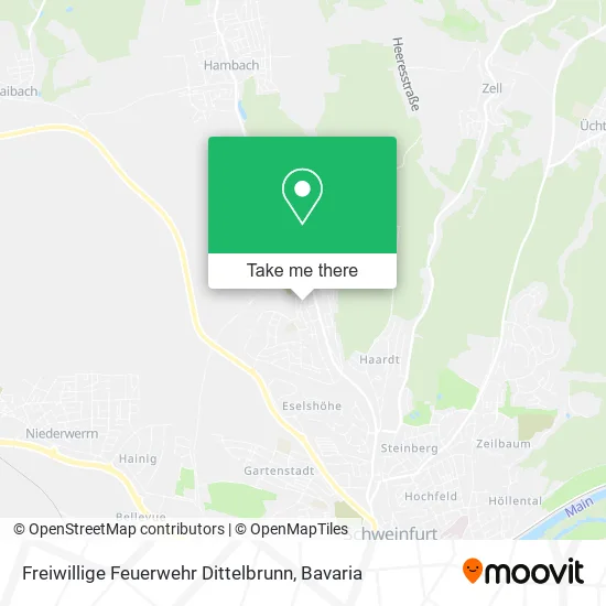 Карта Freiwillige Feuerwehr Dittelbrunn