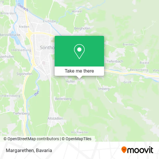 Карта Margarethen