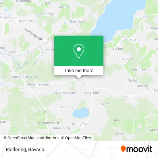 Карта Riedering