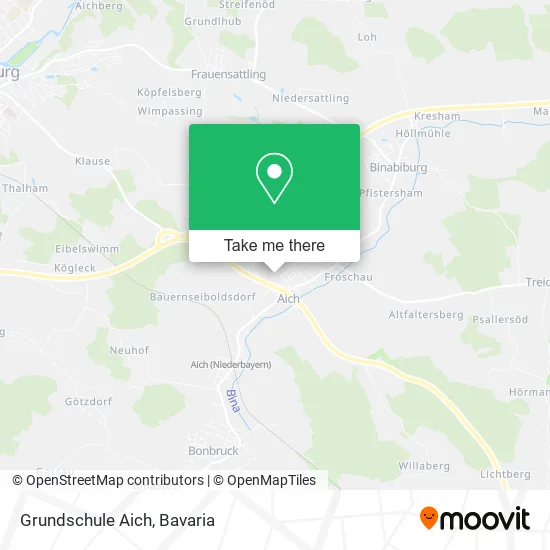 Карта Grundschule Aich