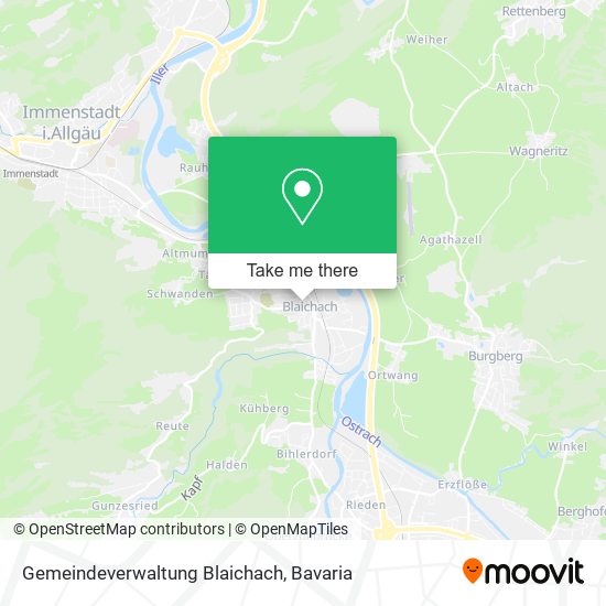Gemeindeverwaltung Blaichach map