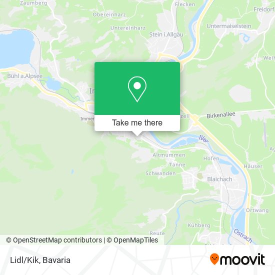 Lidl/Kik map