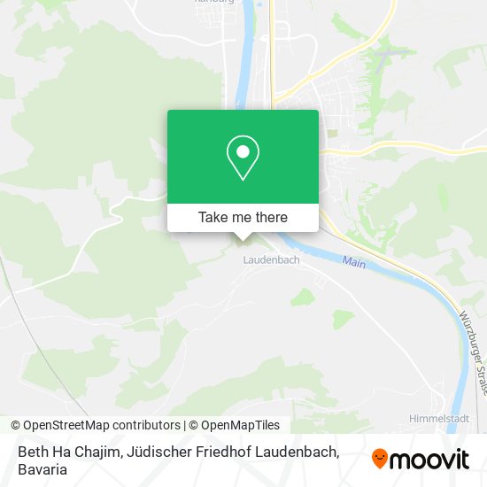 Beth Ha Chajim, Jüdischer Friedhof Laudenbach map
