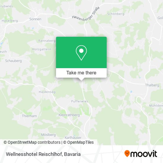 Wellnesshotel Reischlhof map