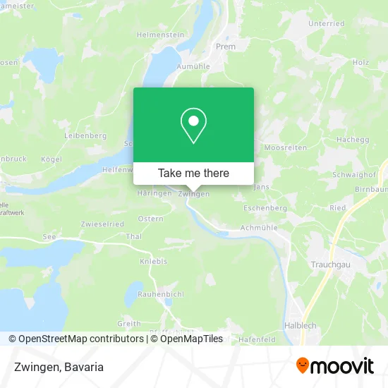 Карта Zwingen