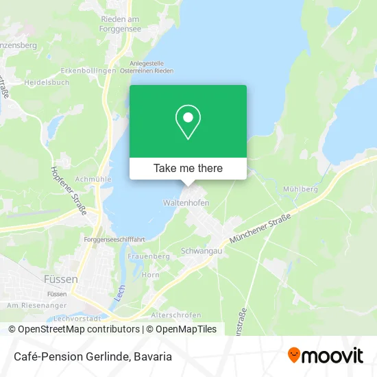 Карта Café-Pension Gerlinde