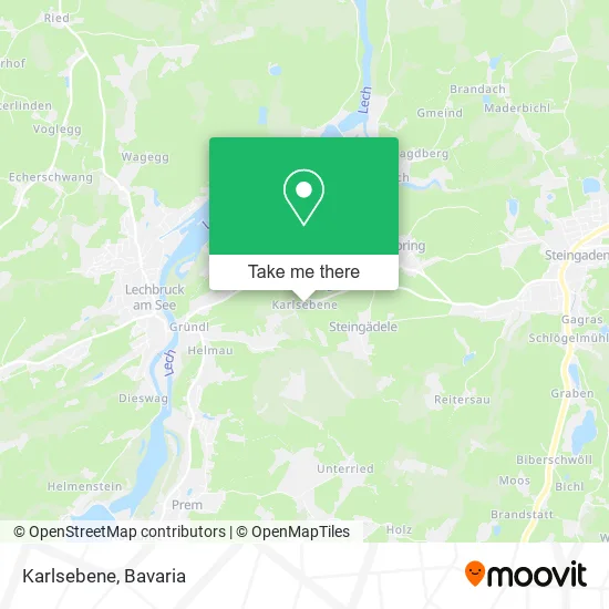 Карта Karlsebene