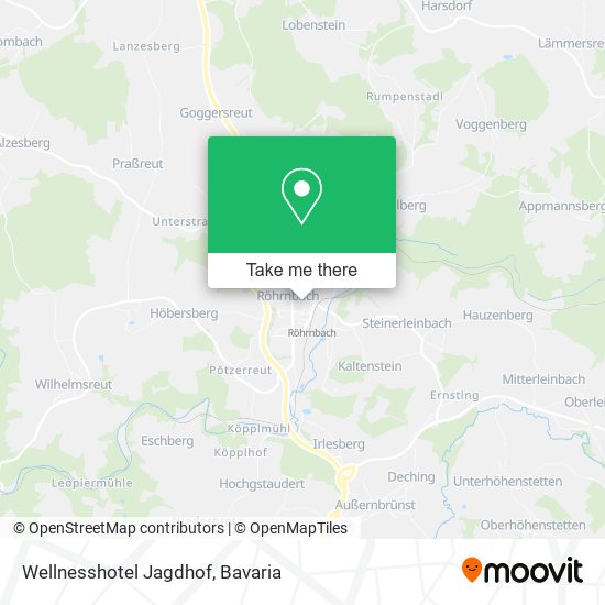Wellnesshotel Jagdhof map