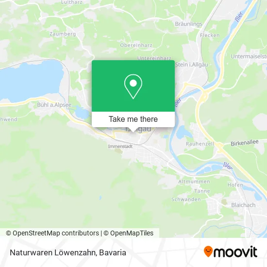 Карта Naturwaren Löwenzahn