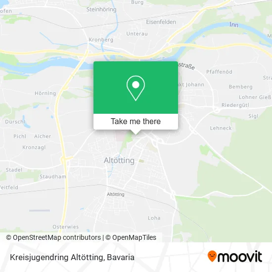 Карта Kreisjugendring Altötting