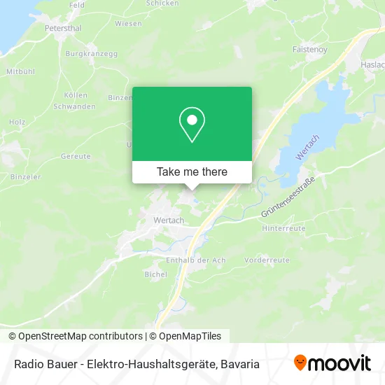 Карта Radio Bauer - Elektro-Haushaltsgeräte