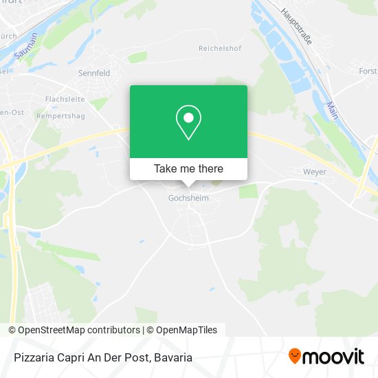 Pizzaria Capri An Der Post map