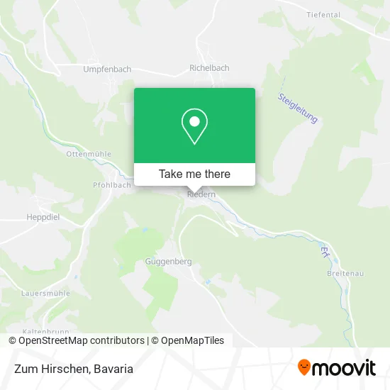 Карта Zum Hirschen