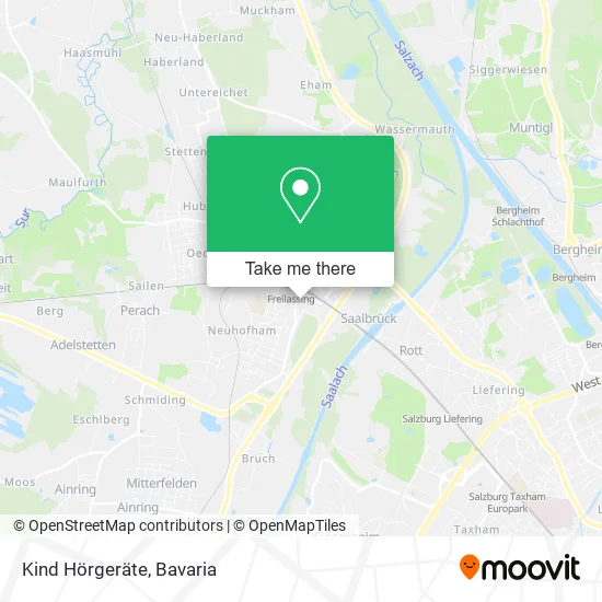 Карта Kind Hörgeräte