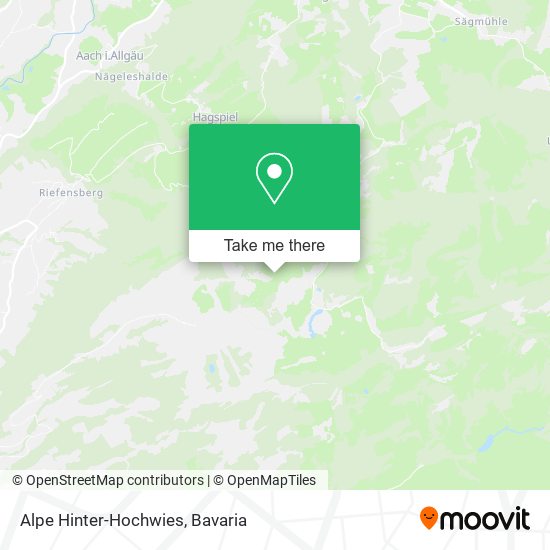 Alpe Hinter-Hochwies map