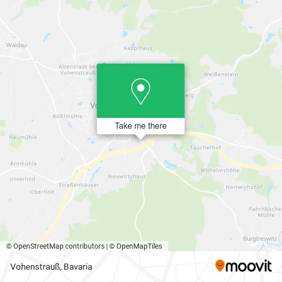 Карта Vohenstrauß