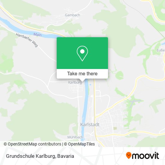 Карта Grundschule Karlburg