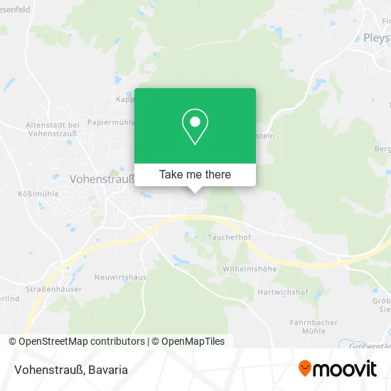 Карта Vohenstrauß