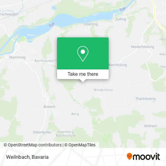 Карта Weilnbach