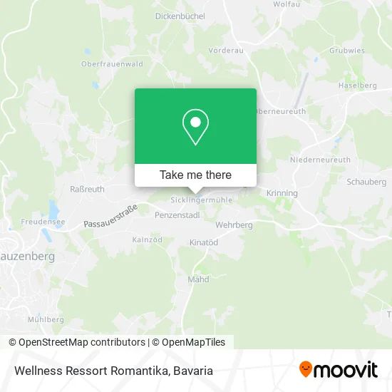 Карта Wellness Ressort Romantika