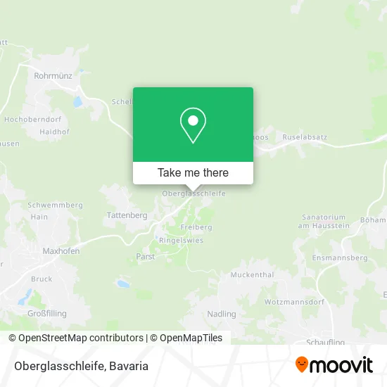 Карта Oberglasschleife