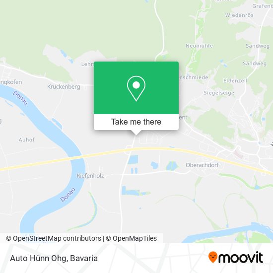 Auto Hünn Ohg map