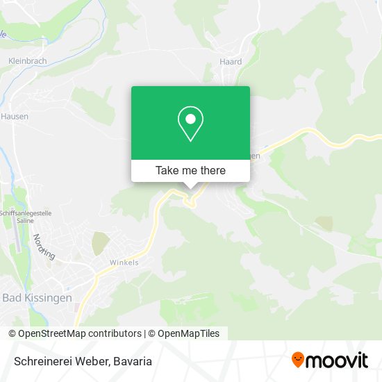 Schreinerei Weber map