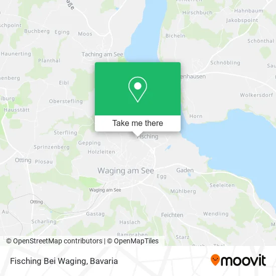 Карта Fisching Bei Waging