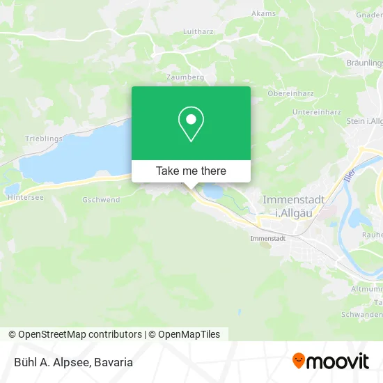 Карта Bühl A. Alpsee