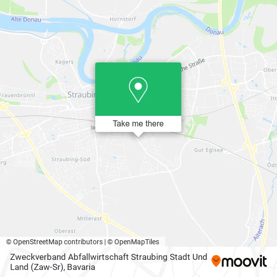 Карта Zweckverband Abfallwirtschaft Straubing Stadt Und Land (Zaw-Sr)